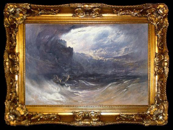 framed  John Martin The Deluge, ta009-2